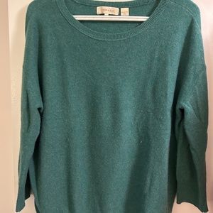Inhabit Green Cashmere sweater